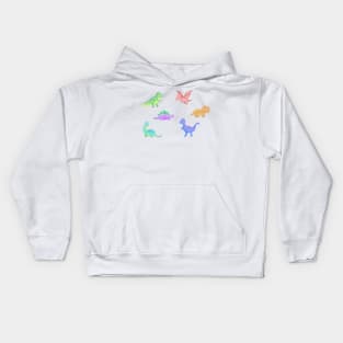 Cute dino pattern Kids Hoodie